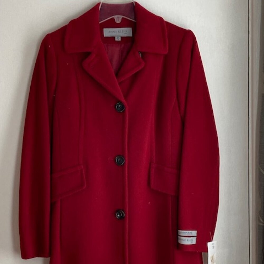 Anne Klein cashmere blend coat 2P NWT